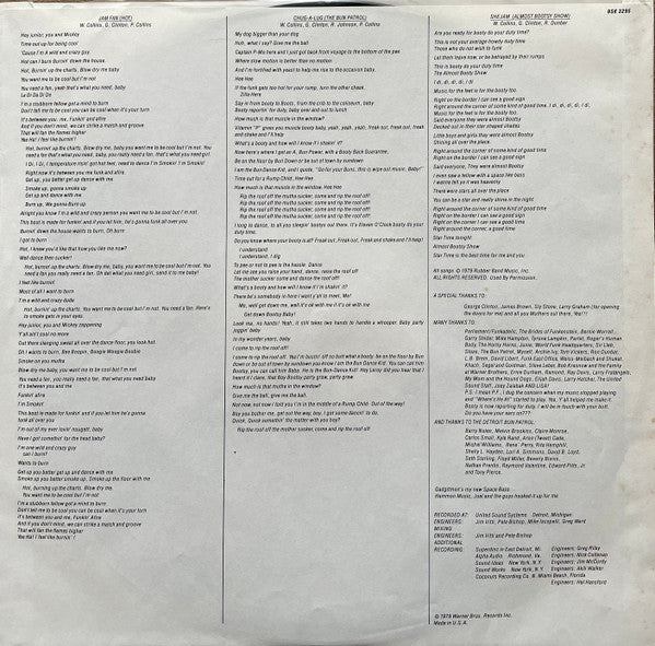 Bootsy's Rubber Band - This Boot Is Made For Fonk-n - 1979