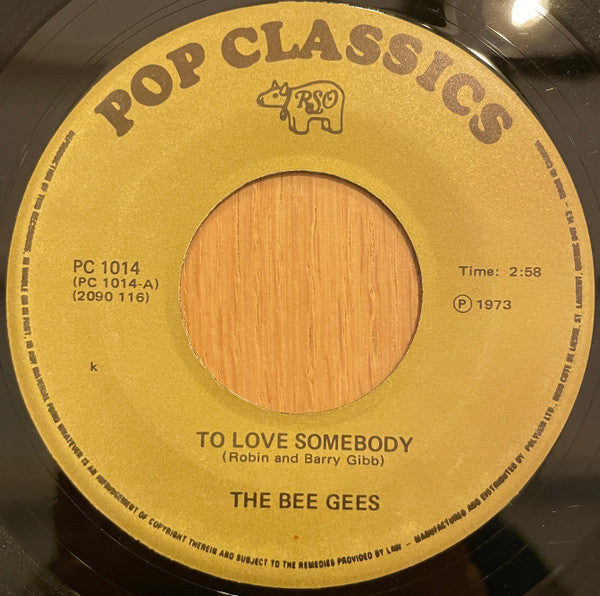 Bee Gees - To Love Somebody / Words - 1973