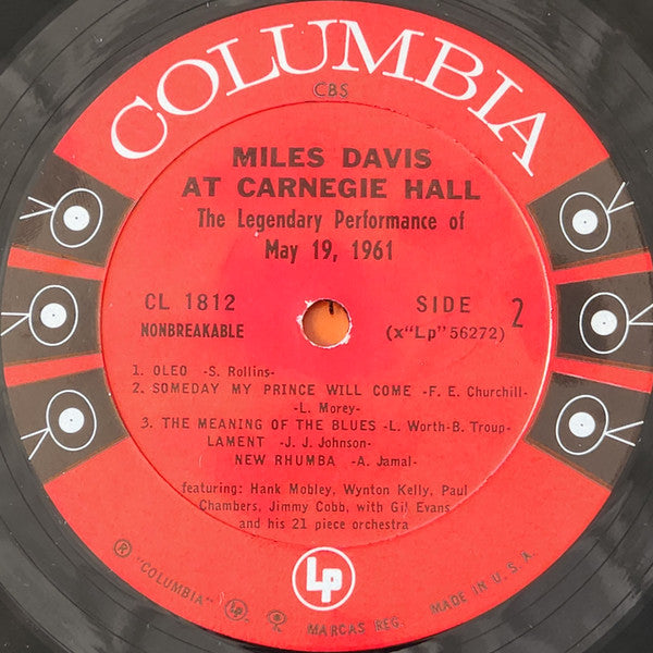 Miles Davis - Miles Davis At Carnegie Hall