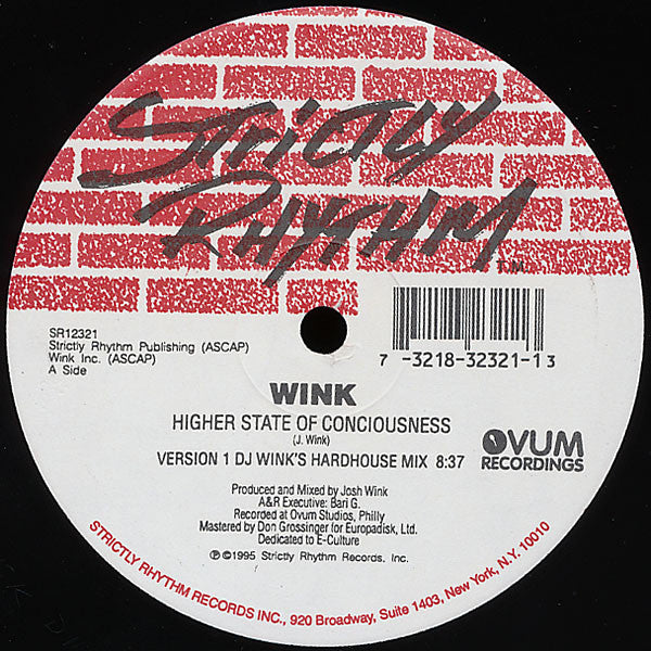 Josh Wink - Higher State Of Consciousness