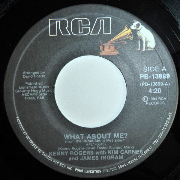 Kenny Rogers & Kim Carnes & James Ingram - What About Me? - 1984
