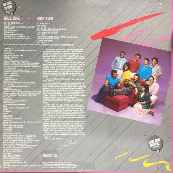 Andraé Crouch - No Time To Lose - 1984