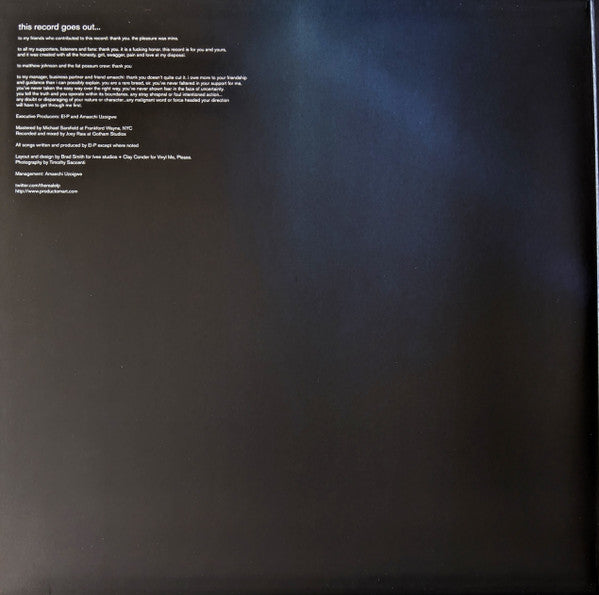 El-P - I'll Sleep When You're Dead - 2020