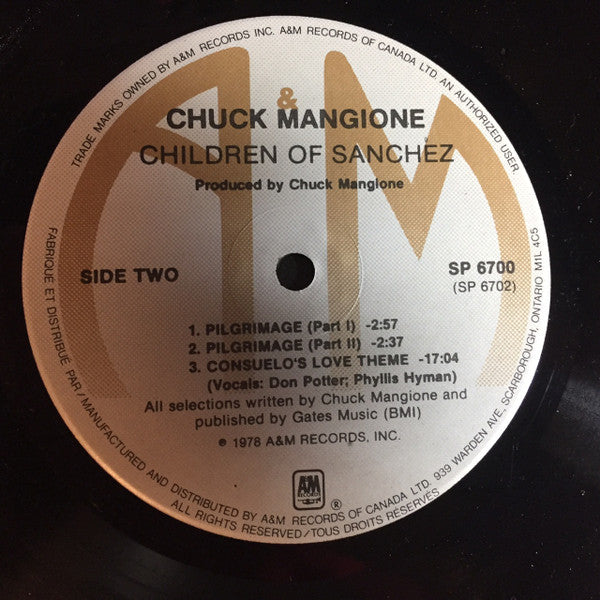 Chuck Mangione - Children Of Sanchez - 1978