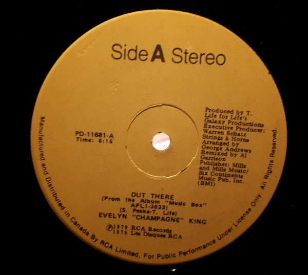 Evelyn King - Out There / Make Up Your Mind - 1979