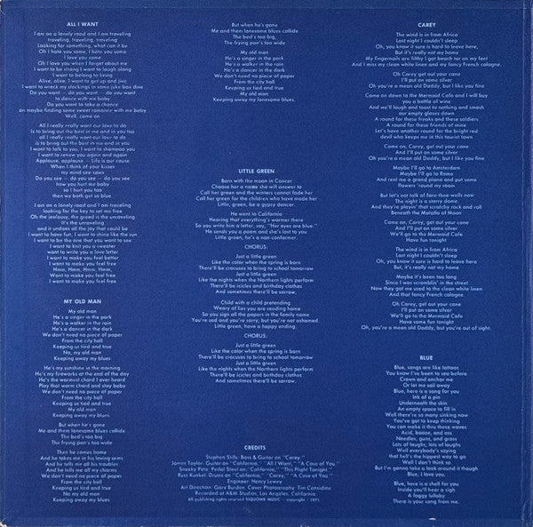 Joni Mitchell - Blue - 1971