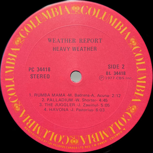 Weather Report - Heavy Weather