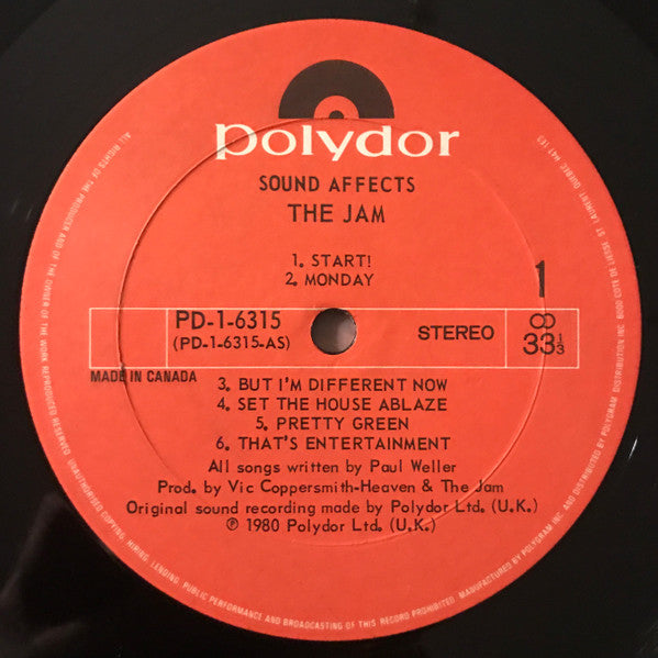 Jam, The - Sound Affects - 1980