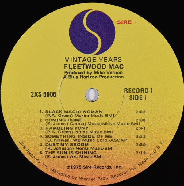 Fleetwood Mac - Vintage Years