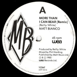 Matt Bianco - More Than I Can Bear (Remix) - 1985