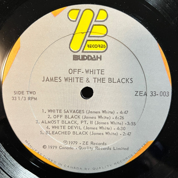 James White & The Blacks - Off White - 1979