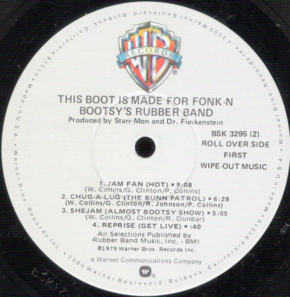 Bootsy's Rubber Band - This Boot Is Made For Fonk-n - 1979