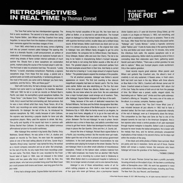 Curtis Amy & Dupree Bolton - Katanga! - 2021