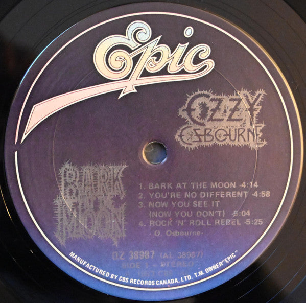 Ozzy Osbourne - Bark At The Moon -