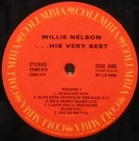 Willie Nelson - His Very Best - 1980
