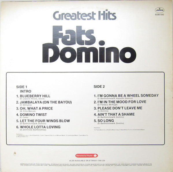 Fats Domino - Greatest Hits -