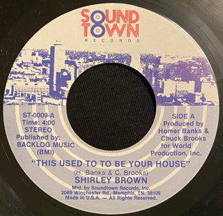 Shirley Brown - This Used To Be Your House - 1984