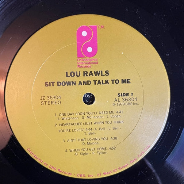Lou Rawls - Sit Down And Talk To Me - 1979
