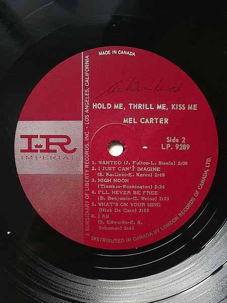 Mel Carter - Hold Me, Thrill Me, Kiss Me