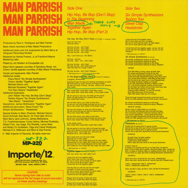 Man Parrish - Man Made