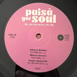 Various - Paisà Got Soul (Soul, AOR & Disco In Italy 1977​-​1986) - 2022