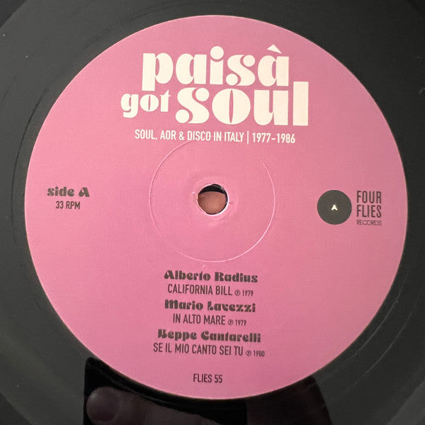 Various - Paisà Got Soul (Soul, AOR & Disco In Italy 1977​-​1986) - 2022