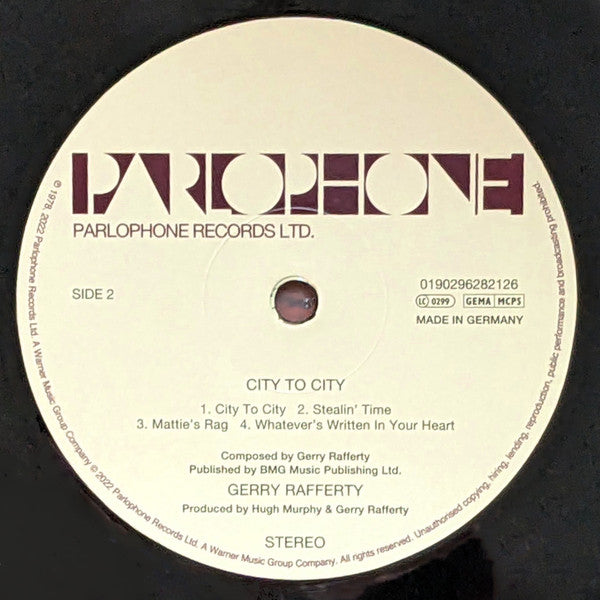 Gerry Rafferty - City To City - 2023