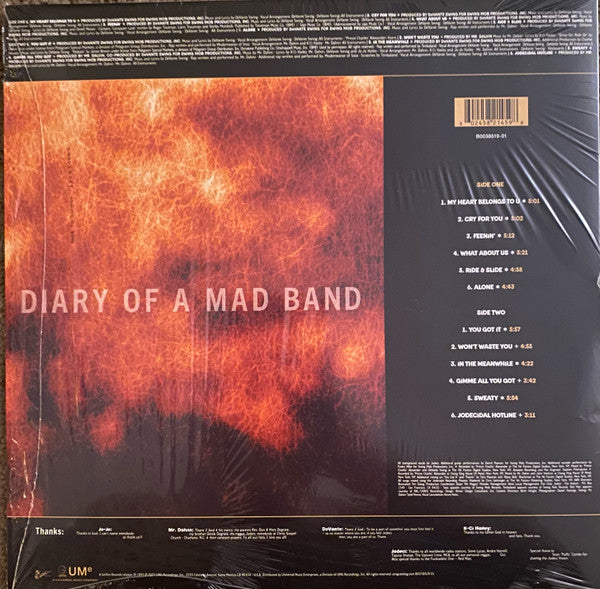 Jodeci - Diary Of A Mad Band - vinyl – Press Vinyl Cafe