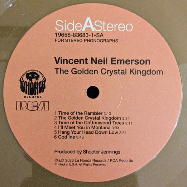 Vincent Neil Emerson - The Golden Crystal Kingdom Vinyl Record