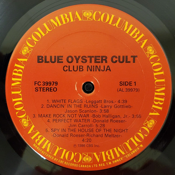 Blue Öyster Cult - Club Ninja - 1986