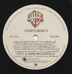 Kate & Anna McGarrigle - Pronto Monto