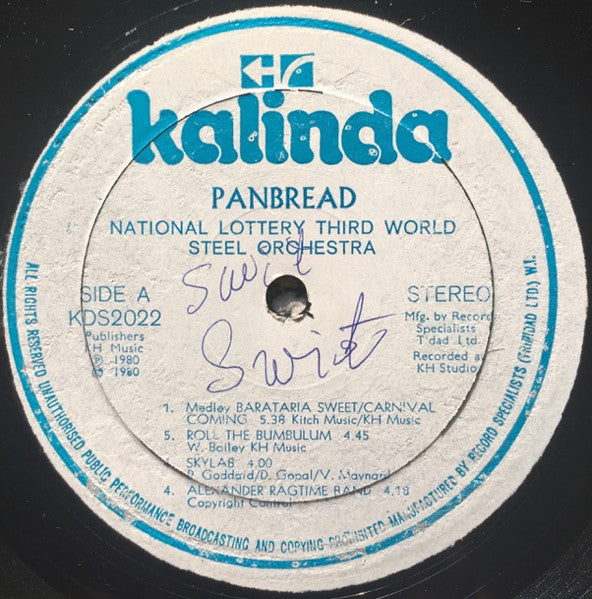 3rd World Steel Orch. - Panbread
