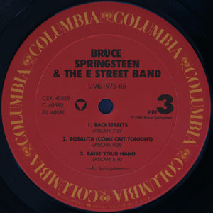 Bruce Springsteen & The E-Street Band - Live / 1975-85 - 1986