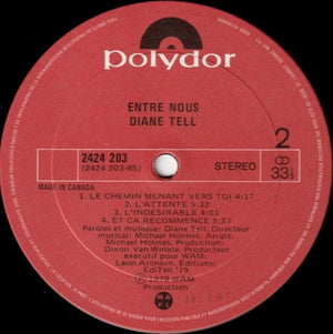 Diane Tell - Entre Nous - 1979