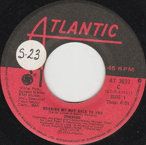 Spinners - Working My Way Back To You / Disco Ride - 1979