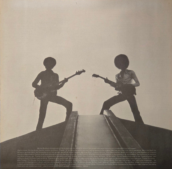 Brothers Johnson - Quincy Jones Presents - Look Out For #1 - 1976