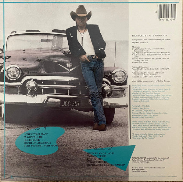 Dwight Yoakam - Guitars, Cadillacs, Etc., Etc. Vinyl Record