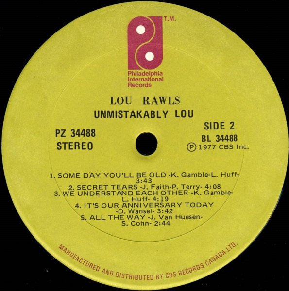 Lou Rawls - Unmistakably Lou