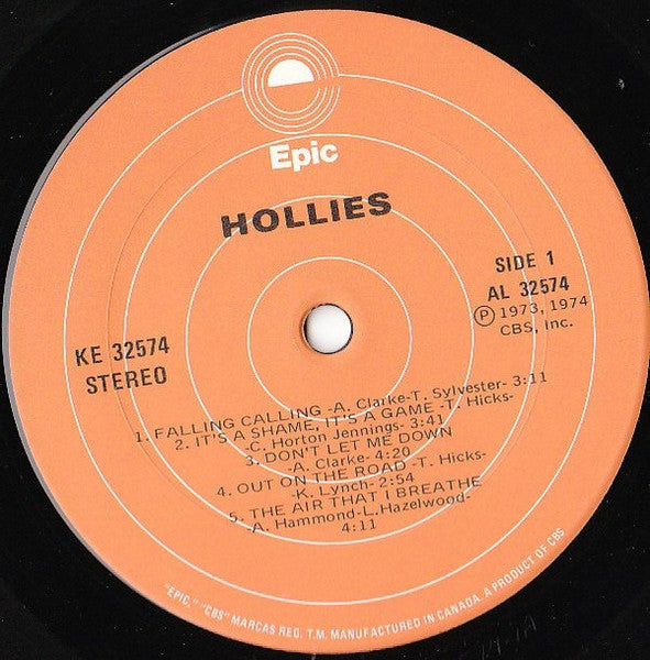 The Hollies - Hollies Vinyl Record