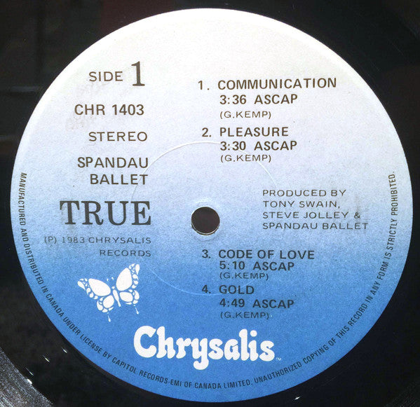 Spandau Ballet - True - 1983
