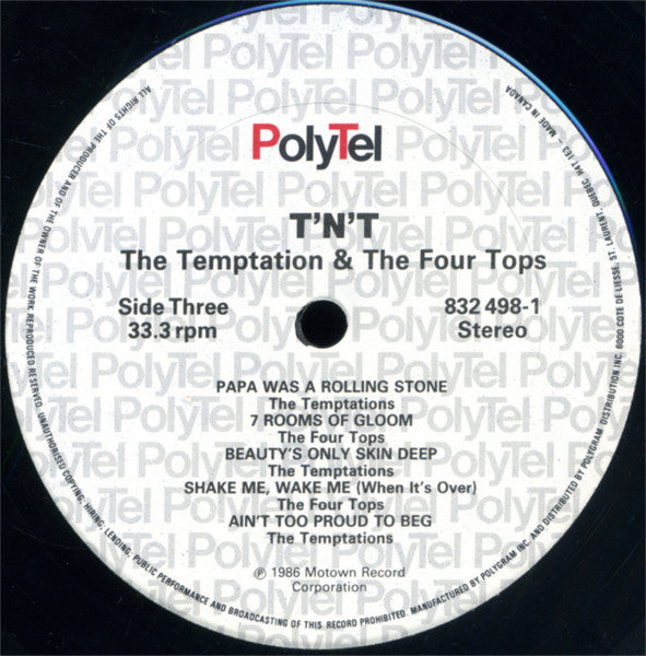 The Temptations - T'N'T