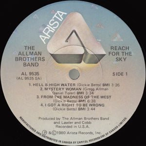 Allman Brothers Band, The - Reach For The Sky -