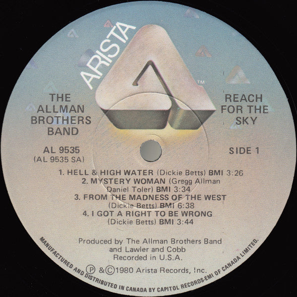 Allman Brothers Band, The - Reach For The Sky -