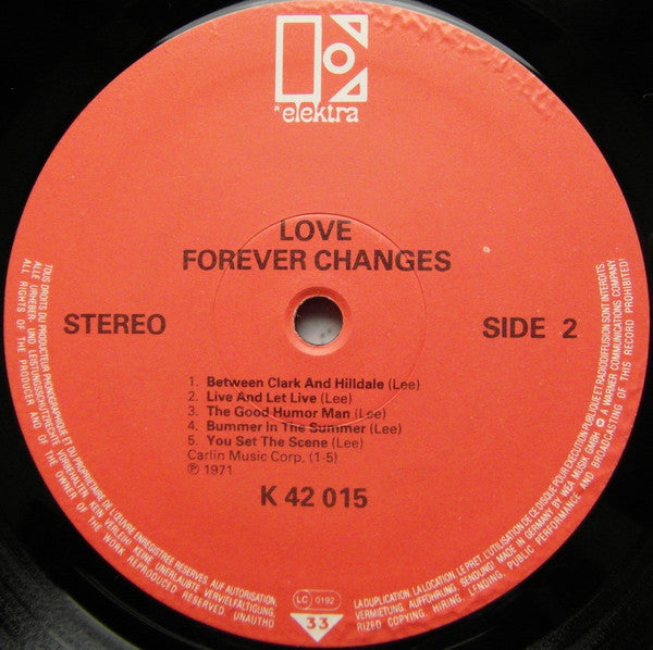 Love - Forever Changes - 1982