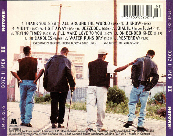 Boyz II Men - II (CD) - 1994