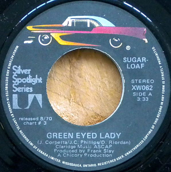 Sugarloaf - Green Eyed Lady  -
