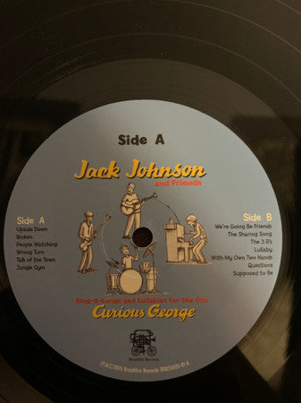 Jack Johnson - Sing-A-Longs And Lullabies For The Film Curious George Vinyl Record