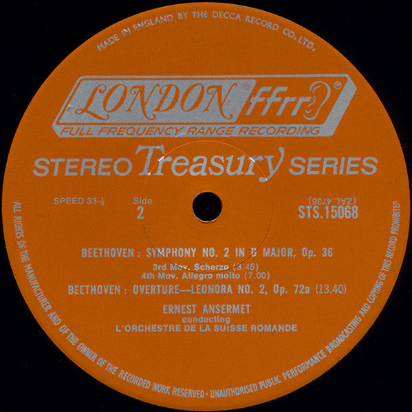 Ludwig Van Beethoven - Symphony No. 2 In D Major (Op. 36) / Leonore Overture No. 2 (Op. 72)