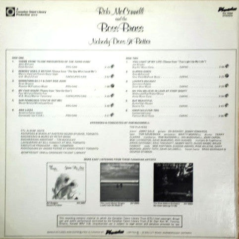 Rob McConnell & The Boss Brass - Nobody Does It Better - 1978