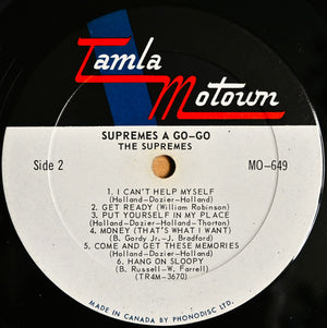 Supremes, The - A' Go-Go - 1966